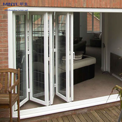 Portes extérieures d'occasion Portes françaises à double pliage modernes pour jardin et balcon très demandées