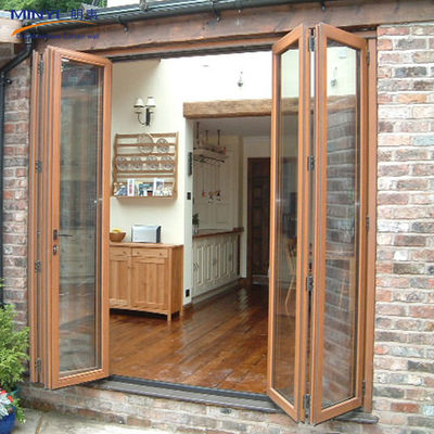 Portes extérieures d'occasion Portes françaises à double pliage modernes pour jardin et balcon très demandées