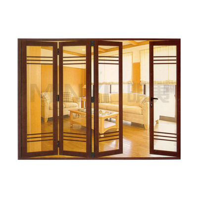 Porte coulissante pliante pour balcon extérieur