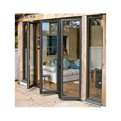 Porte coulissante pliante pour balcon extérieur