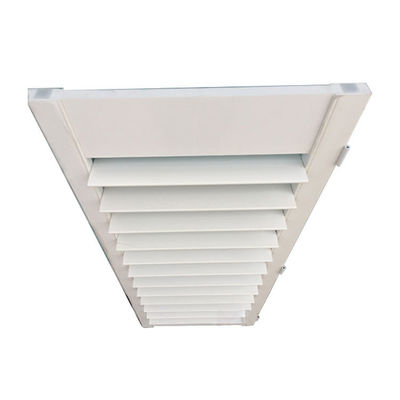 Blades d'ombrelle de plantation extérieure volets de fenêtre en PVC avec cadre et cadre en PVC