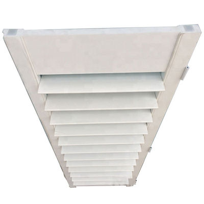 Blades d'ombrelle de plantation extérieure volets de fenêtre en PVC avec cadre et cadre en PVC