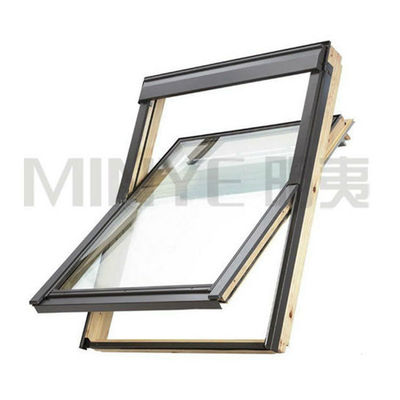 Lumière de toit en alliage d'aluminium 6063-T5 de taille personnalisée pour fenêtre de toit en verre à ouverture extérieure