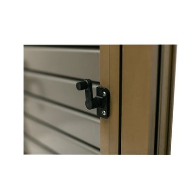 Villa Louver fenêtres avec cadre en aluminium anodisé et lames fixes pour résidentiel