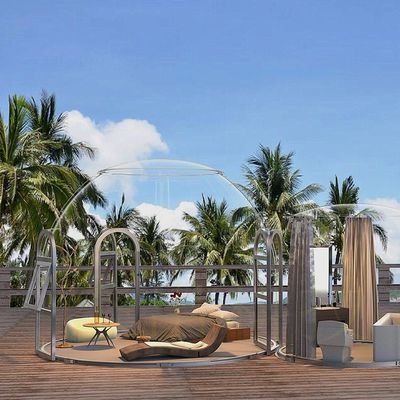 Tente en polycarbonate en plein air pour une surface de 7,1 m2