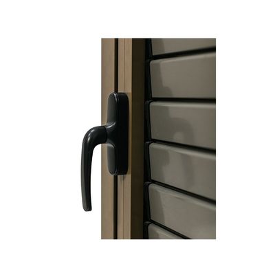 Villa Louver fenêtres avec cadre en aluminium anodisé et lames fixes pour résidentiel