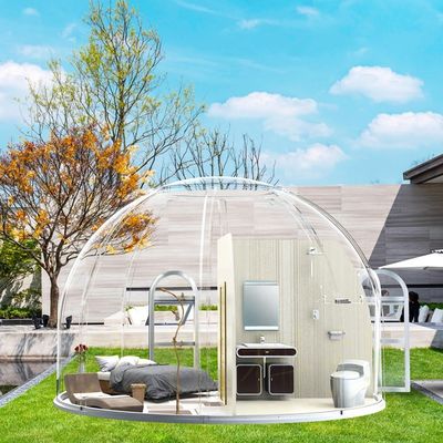 Structure en aluminium Chambre solaire Maison dôme avec vue des étoiles et assemblage modulaire de la carte PC