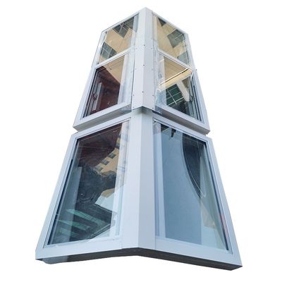 Design moderne toit rétractable auvents automatiques vitre trempée puits