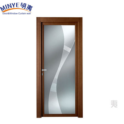 Conception de porte en verre en aluminium pour salle de bain Combinaison parfaite de forme et de fonction