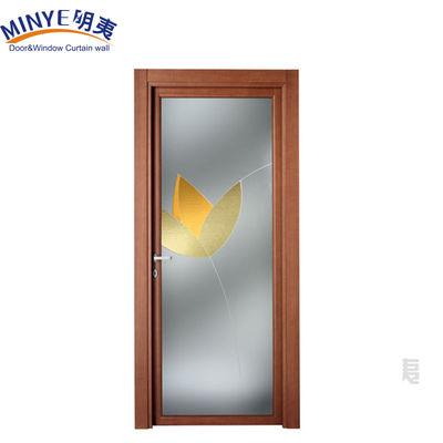 Conception de porte en verre en aluminium pour salle de bain Combinaison parfaite de forme et de fonction