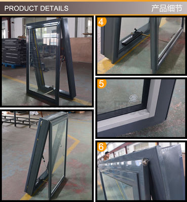 fenêtre de rétroviseur en aluminium avec conception clignotante et double vitrage double trempé à faible E