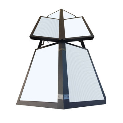 Couleur de profil optionnelle Midcentury Design Profil d'aluminium haut du toit vitré
