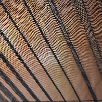 Caractéristique personnalisée porte coulissante en aluminium à haute transmission plissée/maillage pliant sans voie