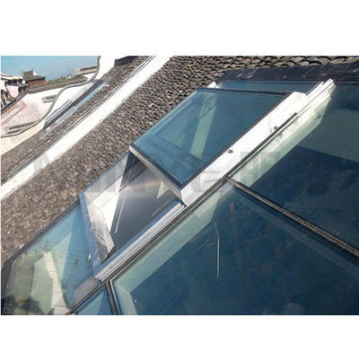 Profil d'aluminium standard Finition de conception fixe Ventilateur de toit en verre pour le design moderne