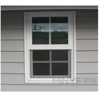 Moderne style de conception PVC/UPVC VIRTICAL fenêtres coulissantes avec fonctionnalité double suspendu