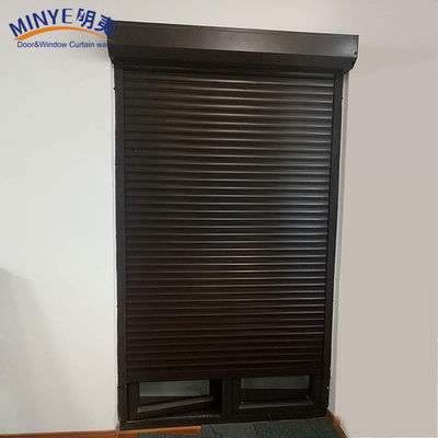 110V/220V/230V/380V Moteur de style moderne Fermeture automatique à rouleaux Porte de garage en aluminium