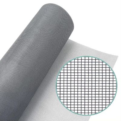 Écran intérieur en fibre de verre noir empêche les moustiques et la circulation de l'air