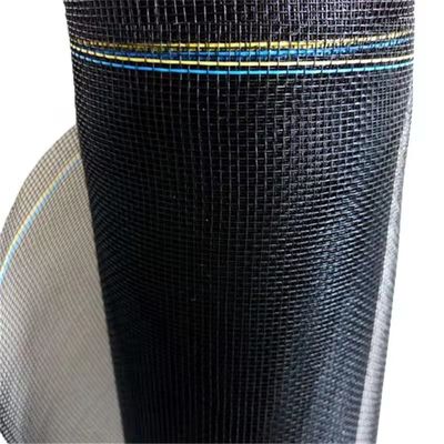 Écran intérieur en fibre de verre noir empêche les moustiques et la circulation de l'air