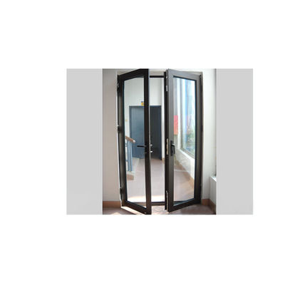 Fenêtres et portes en aluminium avec revêtement en verre en poudre et surface finie