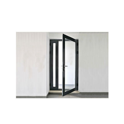 Fenêtres et portes en aluminium avec revêtement en verre en poudre et surface finie