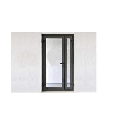 Fenêtres et portes en aluminium avec revêtement en verre en poudre et surface finie