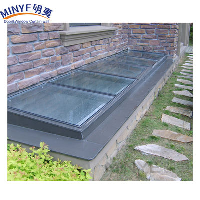 Profil d'aluminium solide et durable centre suspendu fenêtre de toit en verre