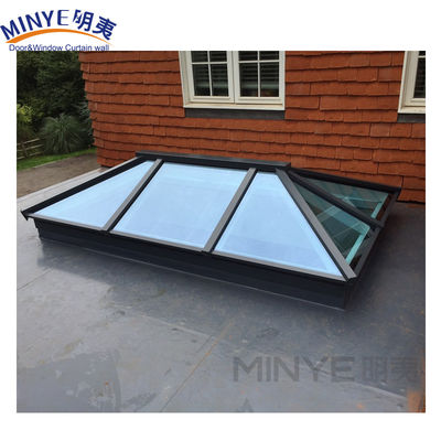 Profil d'aluminium solide et durable centre suspendu fenêtre de toit en verre