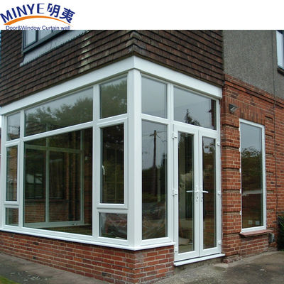 Profil UPVC cadre en plastique de style français fenêtres et portes de patio pour une durabilité extérieure