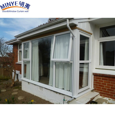 Profil UPVC cadre en plastique de style français fenêtres et portes de patio pour une durabilité extérieure