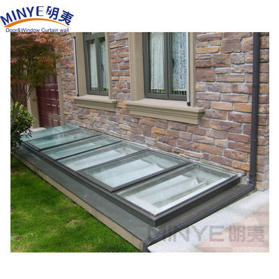 Profil en alliage d'aluminium Système de solution de toiture de fenêtre fixe de conception moderne