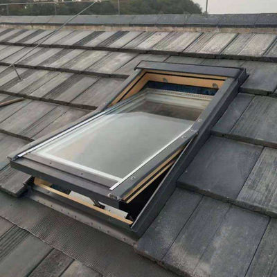 Fenêtre en aluminium avec rétroviseur/fenêtre à toit en doublure fenêtre simple/double/triple verre