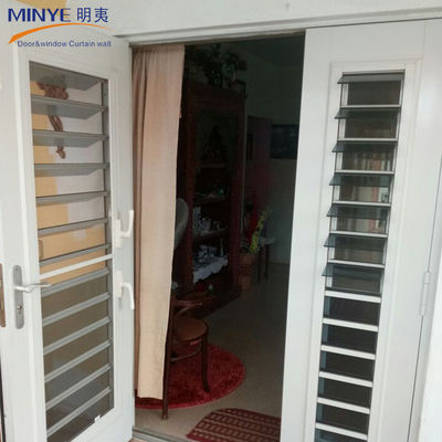 Ventilateur de haute qualité en PVC/UPVC enduit en poudre lisse pour volets durables