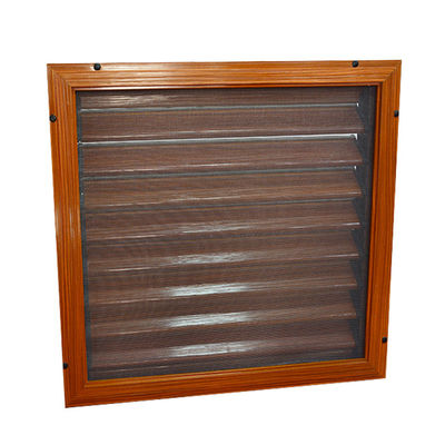 Jalousie fenêtres volets en bois en aluminium insonorisés pour la performance