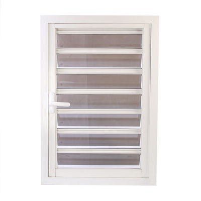 Rolling Up Down Aluminium Glass Shutters avec écran de vol et protection du cadre en aluminium