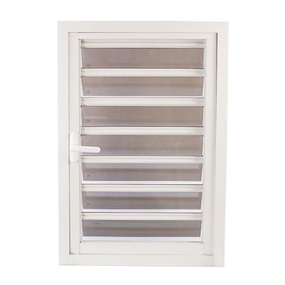 Rolling Up Down Aluminium Glass Shutters avec écran de vol et protection du cadre en aluminium