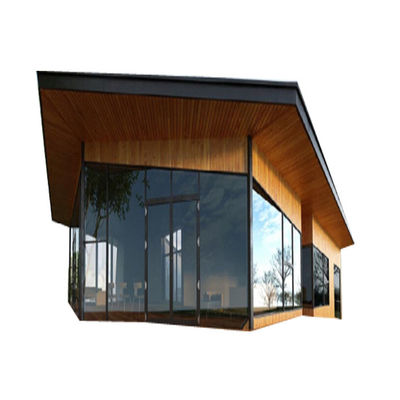 Conception moderne raisonnable alliage d'aluminium 6063-T5 salle de soleil en verre pour maisons résidentielles