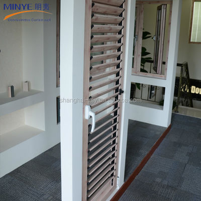 Des volets triangulaires personnalisables avec une porte en aluminium de Shanghai