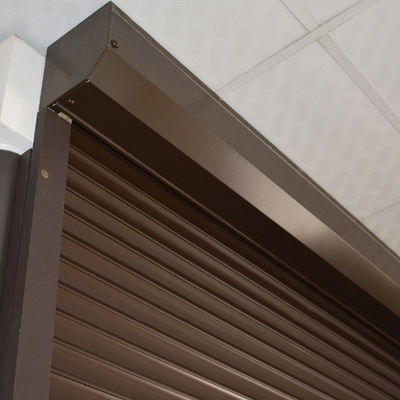 Design électrique en alliage d'aluminium chinois Porte de garage à roulement vers le bas Porte à volets