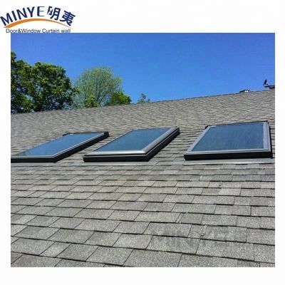 1Épaisseur de profil de.4 mm étanche à l' eau à commande à distance Roof Windows en aluminium Forte et durable