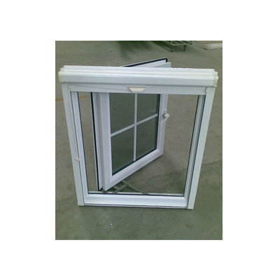fenêtre de conception de grille en fer à profil UPVC en verre simple/double/triple pour améliorer la maison