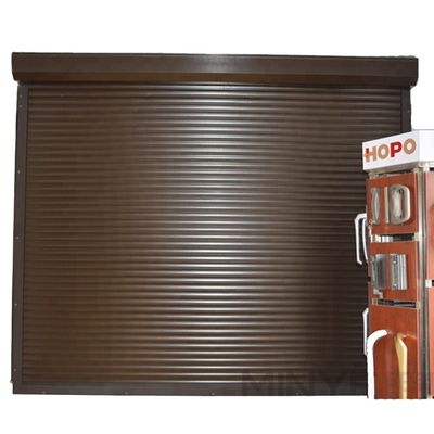 Solution commerciale d'ombrage Porte en aluminium volets roulants Porte pour espaces de salon