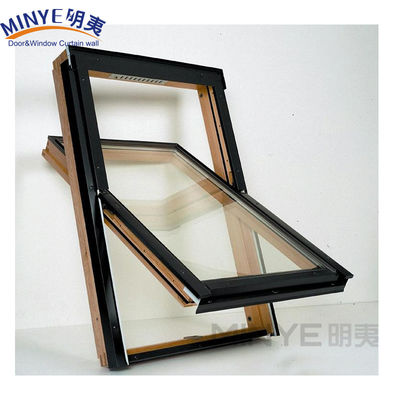 Fenêtre de toit en aluminium Skyview avec style swing ouvert et stores à l' épreuve du son