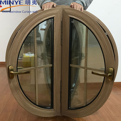 Fenêtre pivotée en aluminium avec bande de caoutchouc EPDM et double vitrage double verre trempé