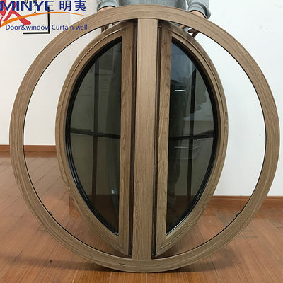 Fenêtre pivotée en aluminium avec bande de caoutchouc EPDM et double vitrage double verre trempé