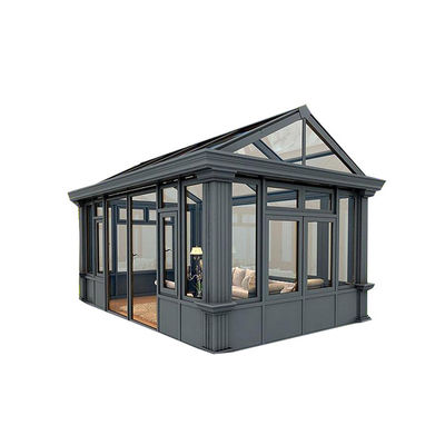 Chambres de soleil Chambres en verre alliage d'aluminium accessoires en verre pour le jardin d'hiver à Shanghai