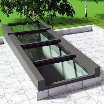 fenêtre de toit en verre en aluminium pour le design moderne sur le marché chinois