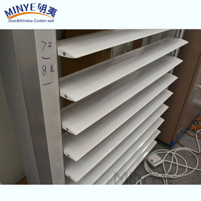 Rideaux de plantation en verre à profil d'aluminium OEM avec direction d'ouverture en roulement
