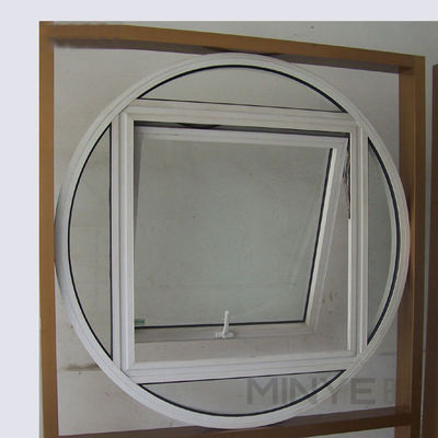 Cadre de fenêtre standard CE fenêtre circulaire en aluminium semi-circulaire avec matériel