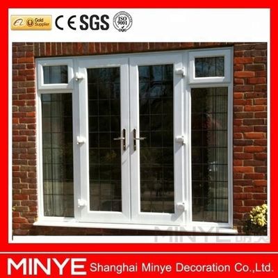 Le design de la porte principale de la maison du Kerala Vinyl Frame Porte en UPVC avec vitre et caractéristique imperméable à l'eau