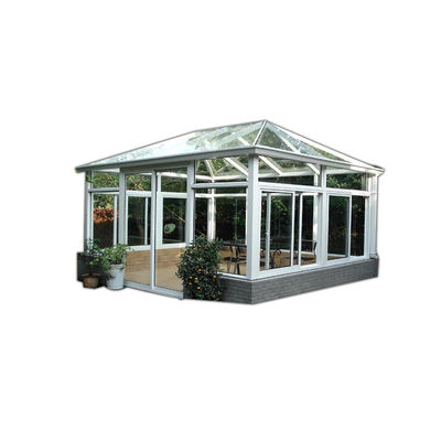Salles solaires en aluminium à bonne isolation thermique pour les couleurs brunes et le moulage du toit plat